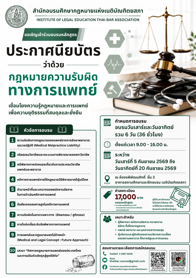 โปสเตอร์กฎหมายการแพทย์ 0